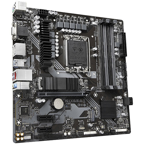 Материнская плата Gigabyte B760M DS3H DDR4 B760 Socket-1700 4xDDR4, 4xSATA3, RAID, 2xM.2, 1xPCI-E16x, 3xUSB3.2, 1xUSB3.2 Type C, D-Sub, 2xDP, HDMI, 2.5Glan, mATX УЦЕНКА