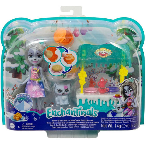 Enchantimals Mattel Сюжетный игровой набор GJX37 Стенд с угощениями Коко