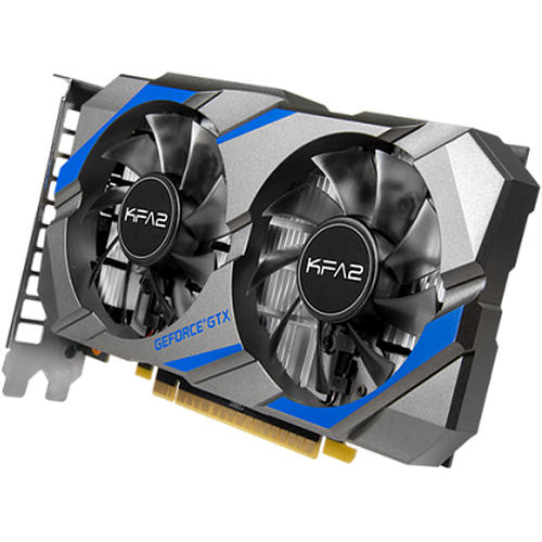 Видеокарта KFA2 GeForce GTX 1050 Ti 4096Mb, 50IQH8DSQ31K DVI-D, HDMI, DP Ret