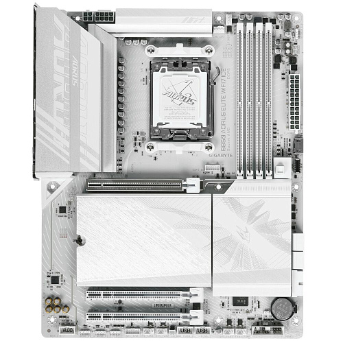 Материнская плата Gigabyte B850 AORUS Elite WIFI7 Ice Socket-AM5 AMD B850 4xDDR5, 4xSATA3, RAID, 3xM.2, 2xPCI-E16x, 7xUSB3.2, 1xUSB3.2 Type C, DP, WiFi, 2.5Glan ATX