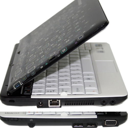 Нетбук Lenovo IdeaPad S10-3T-2K-B Atom-N450/1Gb/160Gb/10"/WF/BT/Win7 Black-White touch 59-032420 УЦЕНКА