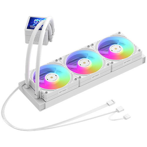 Система водяного охлаждения Coolleo ICE GOD LCD WH 360 ARGB White (ICE-GOD-LCD-WH) S115x/1200/1700/1851, AM4/AM5