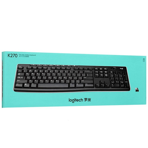 Клавиатура беспроводная Logitech K270 Wireless Black УЦЕНКА