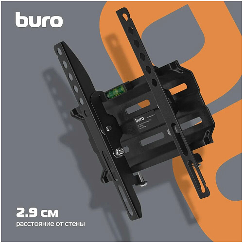 Кронштейн наклонный Buro TL1S 15-48' до 25кг Vesa до 200x200