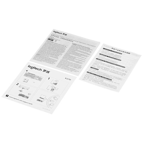 Клавиатура беспроводная Logitech K270 Wireless Black УЦЕНКА