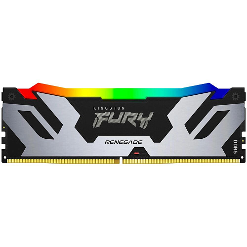 Модуль памяти DIMM 48Gb DDR5 PC51200 6400MHz Kingston Fury Renegade RGB Silver (KF564C32RSA-48)