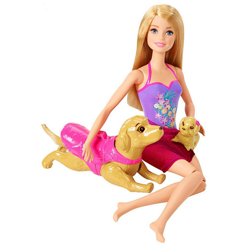 Barbie Для купания щенков DMC32