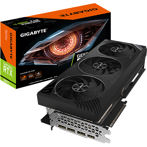 Видеокарта Gigabyte GeForce RTX 3090 Ti 24576Mb, Gaming OC 24G (GV-N309TGAMING OC-24GD) 2xHDMI, 3xDP, Ret