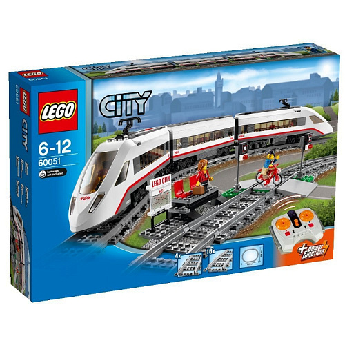 LEGO City Скоростной пассажирский поезд 60051