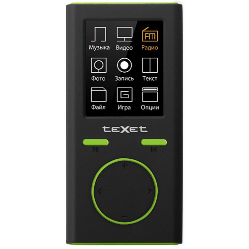 MP3-плеер teXet T30 8Гб, зеленый