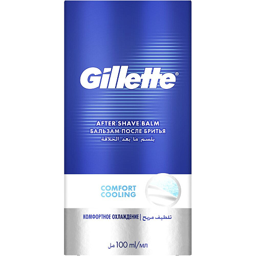 Gillette Бальзам после бритья комфортное охлаждение, 100 мл., 6 шт.