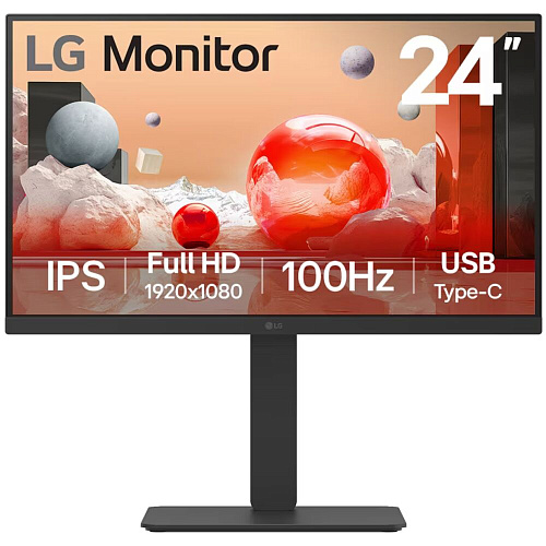 Монитор 24" LG 24BA650-B IPS 1920x1080 5ms HDMI, DisplayPort, USB Type-C