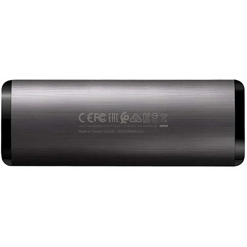 Внешний SSD-накопитель 512Gb A-DATA SE760 ASE760-512GU32G2-CTI (SSD) USB 3.1 Type C tinanium
