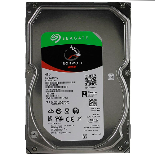 Внутренний жесткий диск 3,5" 4Tb Seagate (ST4000NE001) 256Mb 7200rpm SATA3 IronWolf Pro