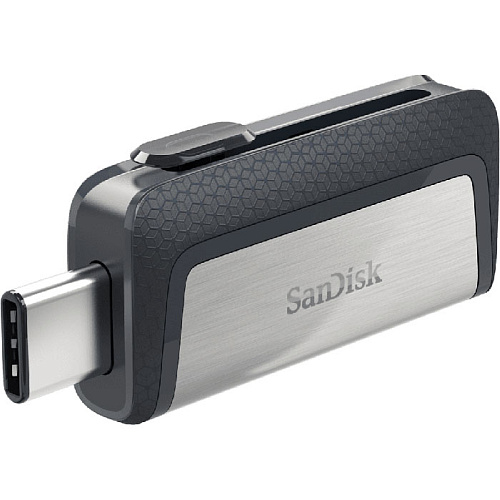 USB Flash накопитель 128GB SanDisk Ultra Dual (SDDDC2-128G-G46) USB3.1/Type-C (OTG) Черный УЦЕНКА