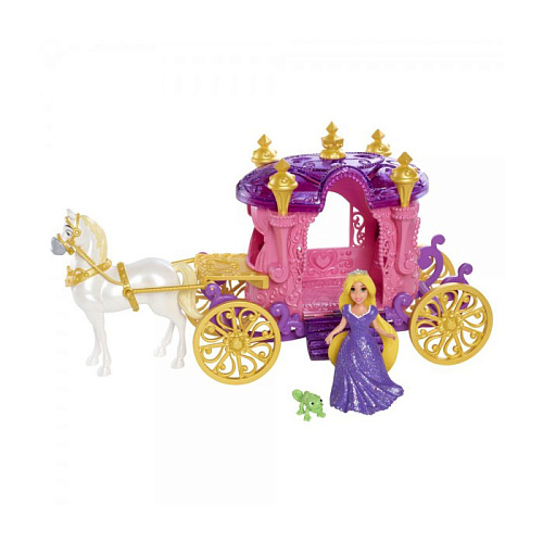 Кукла Disney Princess Рапунцель с каретой и лошадью