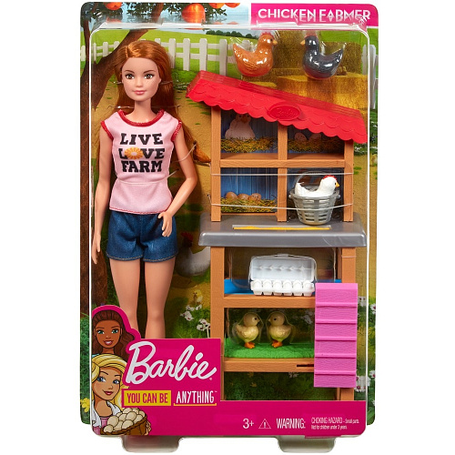 Кукла Mattel Barbie из серии "Кем быть?" DHB63/FXP15 Птичница