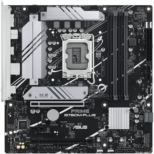 Материнская плата ASUS Prime B760M-Plus B760 Socket-1700 4xDDR5, 4xSATA3, RAID, 2xM.2, 2xPCI-E16x, 2xUSB3.2, DP, HDMI, 2.5Glan, mATX