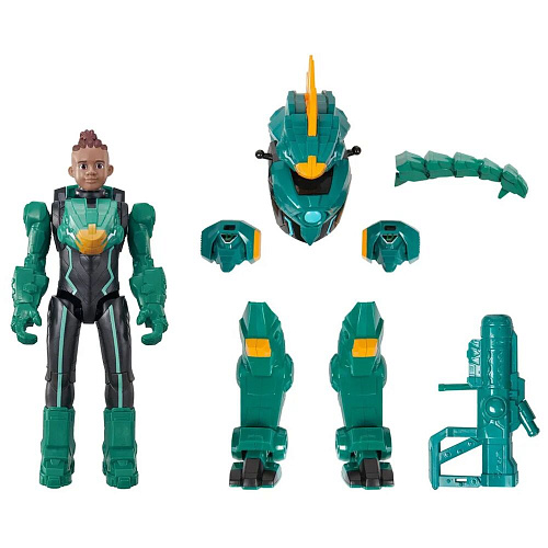 Dinoster Большая фигурка героя Диностер Джей Оз в дино-костюме 20 см