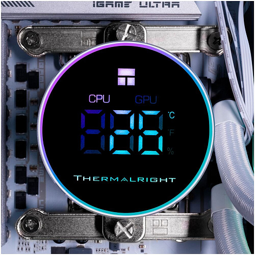 Система водяного охлаждения Thermalright Frozen Magic 360 Digital Argb White S115X/1200/1700/1851/1954, S2011-3, AM4/AM5