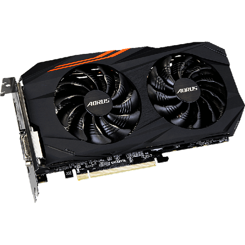 Видеокарта Gigabyte 8192Mb RX 580 GV-RX580AORUS-8GD 3xDP, HDMI, DVI Ret
