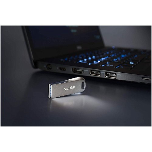 USB Flash накопитель 128GB SanDisk CZ74 Ultra Luxe (SDCZ74-128G-G46) USB 3.0 Серебристый