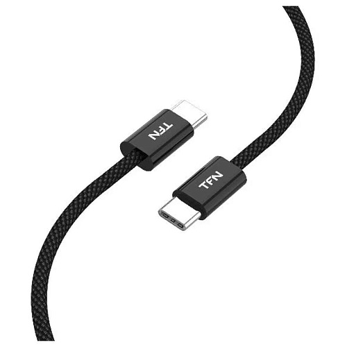 Кабель Type C - Type C 1.2m TFN TFN-C-IP-CC12M-BK 60W черный
