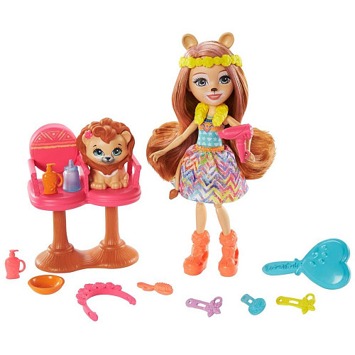 Enchantimals Mattel Сюжетный игровой набор GJX35/GTM29 Стильный салон