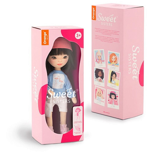 Кукла ORANGE TOYS Sweet Sisters Lilu в голубой толстовке. Спортивный стиль 32 см