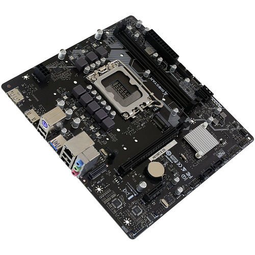 Материнская плата Biostar H610MT-E D5 H610 Socket-1700 2xDDR5, 4xSATA3, 1xM.2, 1xPCI-E16x, 1xUSB3.2, DP, HDMI, Glan, mATX