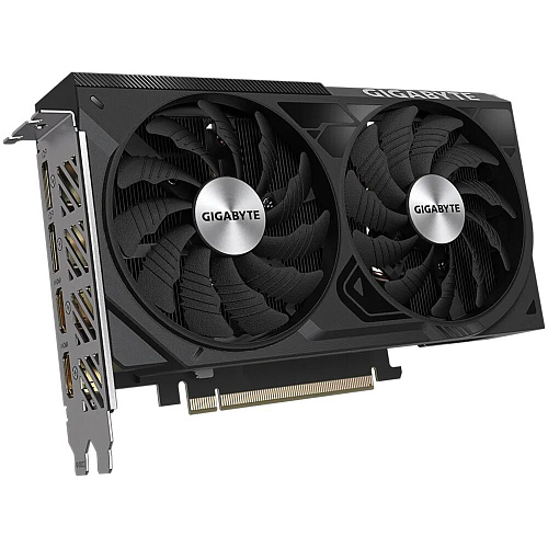 Видеокарта Gigabyte GeForce RTX 4060 Ti 8192Mb, Windforce 8 Gb (GV-N406TWF2-8GD) 2xHDMI, 2xDP, Ret