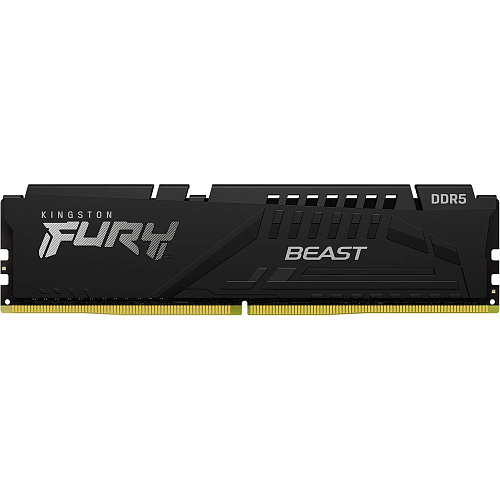 Модуль памяти DIMM 16Gb DDR5 PC41600 5200MHz Kingston Fury Beast Black (KF552C40BB/16)