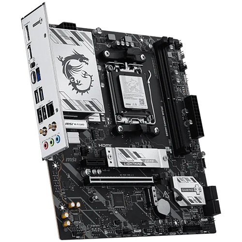 Материнская плата MSI B850M Gaming WiFi6E Socket-AM5 AMD B850 4xDDR5, 4xSATA3, RAID, 2xM.2, 1xPCI-E16x, 3xUSB3.2, 1xUSB3.2 Type C, DP, HDMI, WiFi, 2.5Glan, mATX
