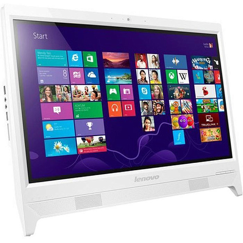 Моноблок Lenovo C260 19.5" HD+ Cel J1900/4Gb/500Gb/DVDRW/W8.1/kb/m/white 1600x900
