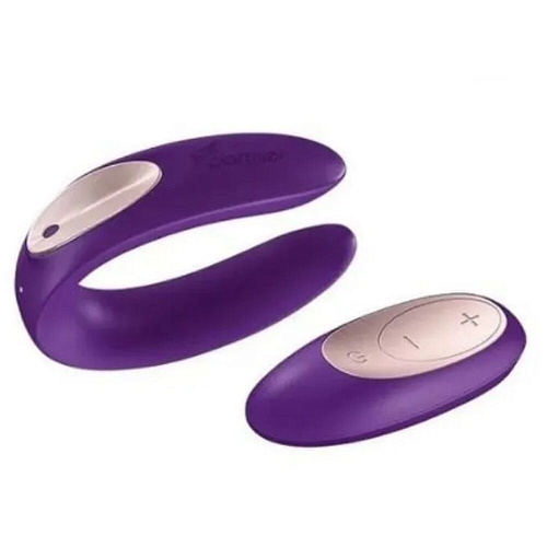 Вибратор для пар Satisfyer Partner Plus Remot, фиолетовый