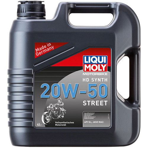 Масло моторное Motorbike 4T HD Synth 20W-50 Street Liqui Moly 3817 4л