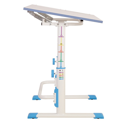 Парта-трансформер растущая Polini Simple М1 (75х55 см) белый/синий