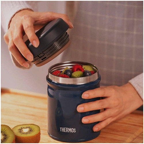 THERMOS Термос для еды JEB-500 NB, синий, 0,5 л.