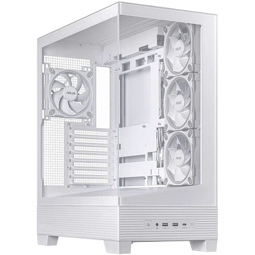 Корпус ATX Miditower ASUS A31 Plus TG ARGB White