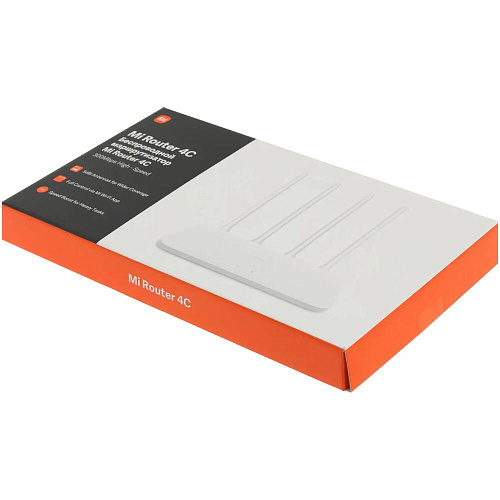 Беспроводной маршрутизатор Xiaomi Mi WiFi Router 4C RU 802.11n 300Мбит/с 2,4ГГц 2xLAN (DVB4428GL)