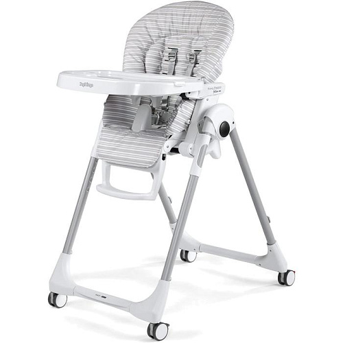 Стульчик для кормления Peg-Perego Prima Pappa Follow Me (Linear Grey)