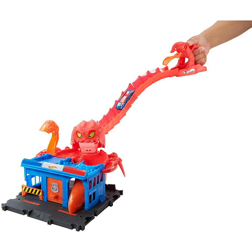 Mattel Hot Wheels Сити Полицейский участок со скорпионом HDR29/HDR32