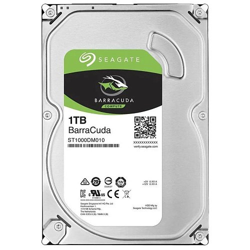 Внутренний жесткий диск 3,5" 1Tb Seagate (ST1000DM010) 64Mb 7200rpm SATA3 Barracuda УЦЕНКА