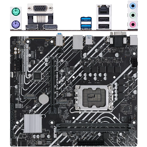 Материнская плата ASUS Prime H610M-E D4-CSM H610 Socket-1700 2xDDR4, 4xSATA3, 2xM.2, 1xPCI-E16x, 2xUSB3.2, D-Sub, DP, HDMI, Glan, mATX