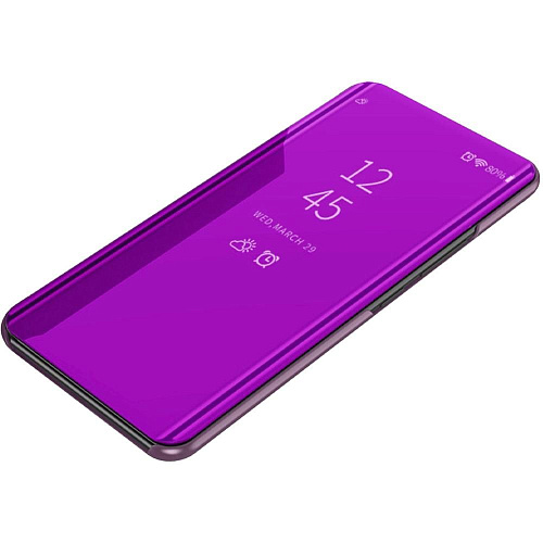 Чехол для Xiaomi Redmi Note 8 Pro Zibelino CLEAR VIEW фиолетовый