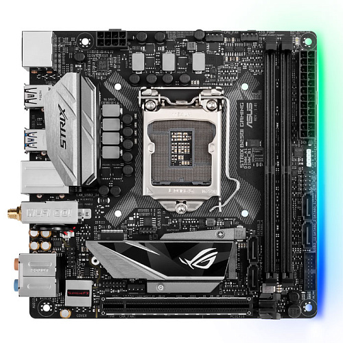 Материнская плата ASUS Strix B250I Gaming B250 Socket-1151 2xDDR4, 4xSATA3, 2xM.2, 1xPCI-E16x, 4xUSB3.1, DP, HDMI, Glan, 802.11ac mini-ITX