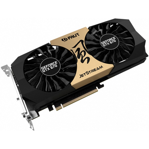 Видеокарта Palit 2048Mb GF GTX 670 JETStream 2xDVI, HDMI, DP, Ret (NE5X670H1042)