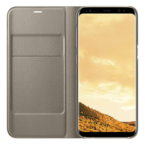 Чехол для Samsung Galaxy S8 SM-G950 LED View Cover, золотистый