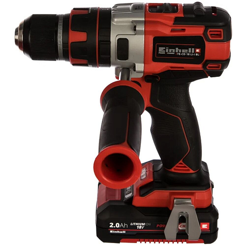 Аккумуляторная дрель-шуруповерт Einhell PXC TE-CD 18 Li-i BL,18В,60Нм,0-500/1800/мин,2x2,0Ач,кейс E-box 4513861