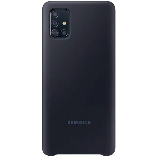 Чехол для Samsung Galaxy A51 SM-A515 Silicone Cover чёрный